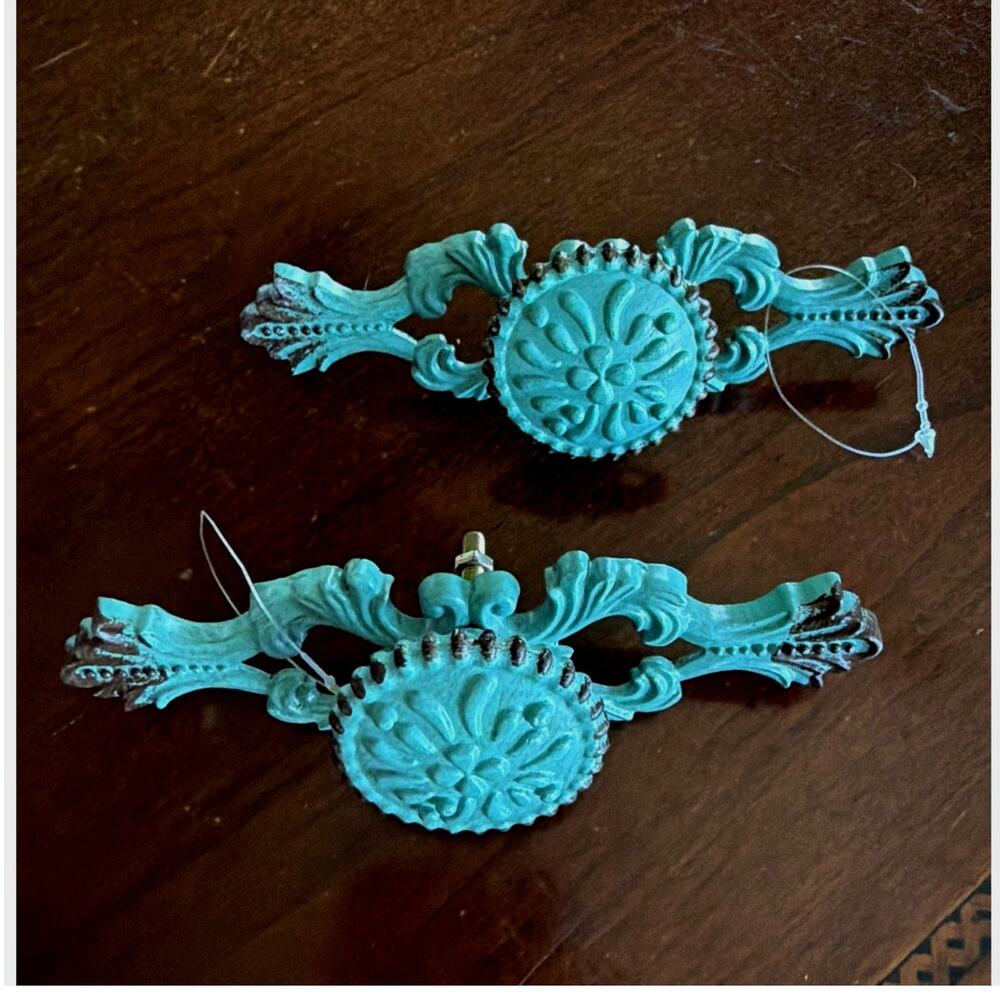 Metal Door Knob Wall Hooks - Set of 2